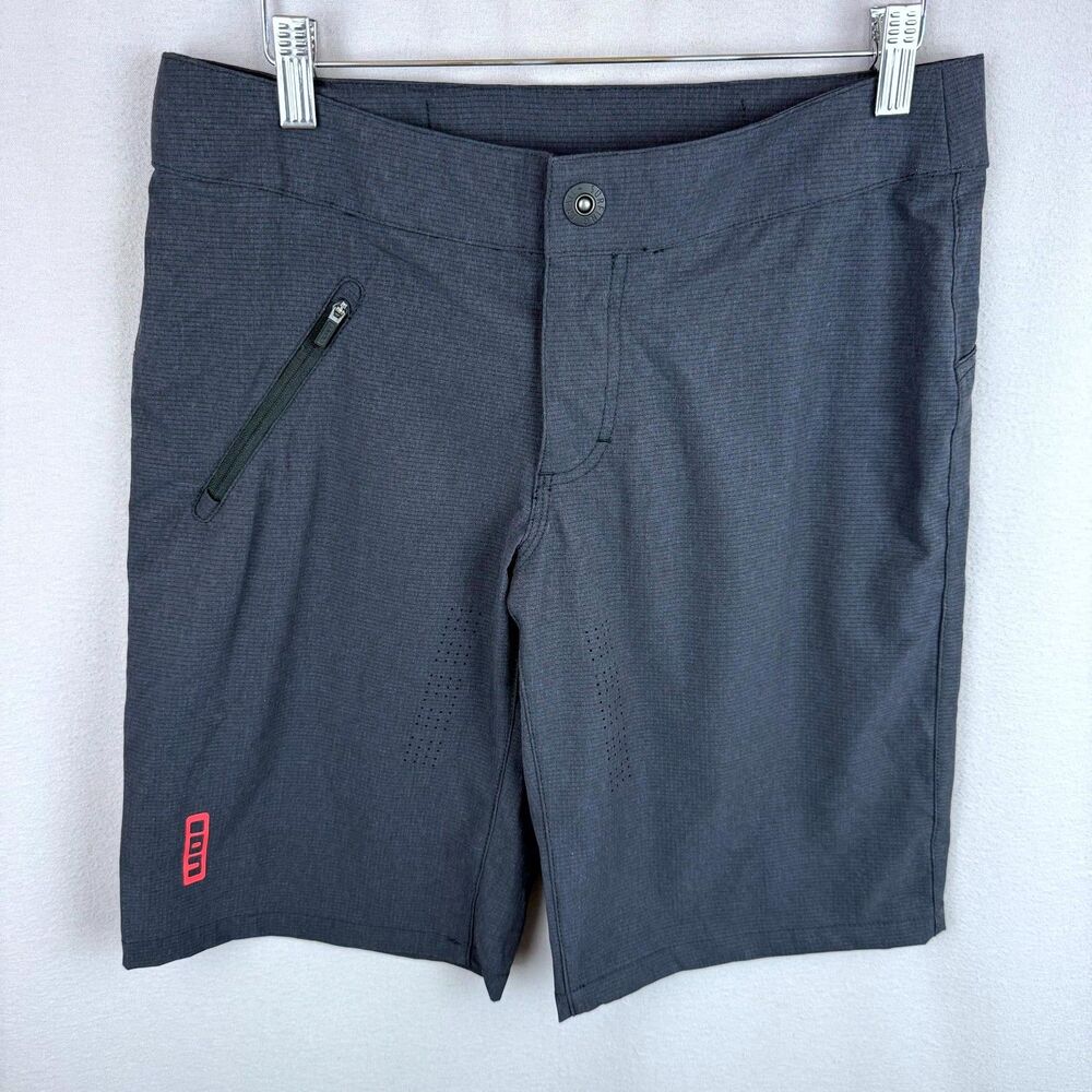 Ion Surfing Elements Board Shorts Mens Small Gray Pockets Swimwear Beach Logo